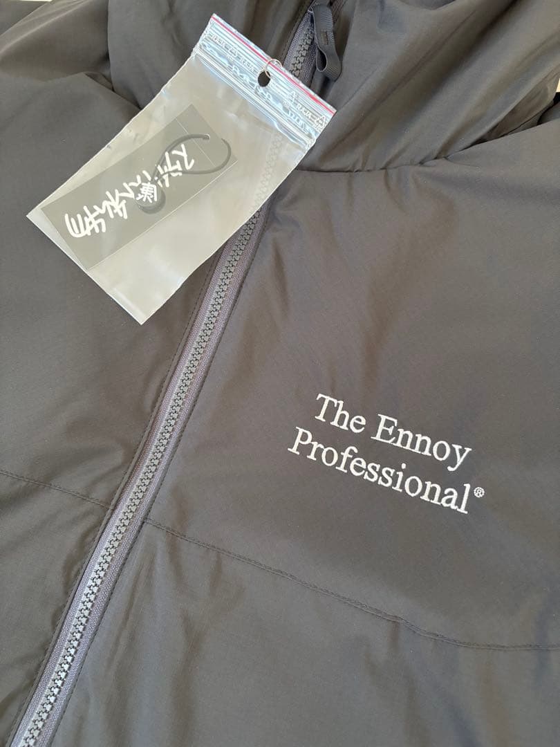 エンノイ ennoy PADDED NYLON HOODIE (GRAY) M