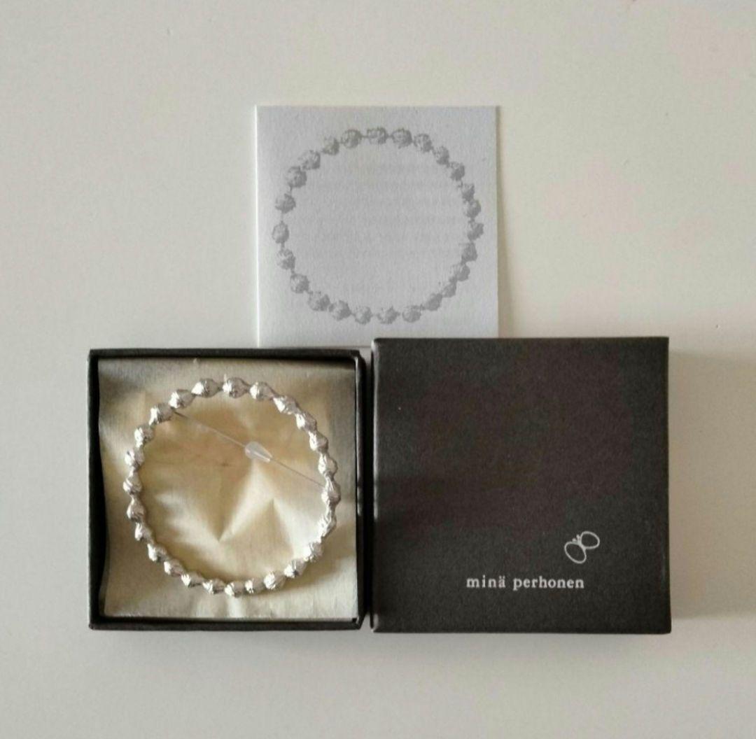 新品☆ミナペルホネン タンバリン ブローチ silver