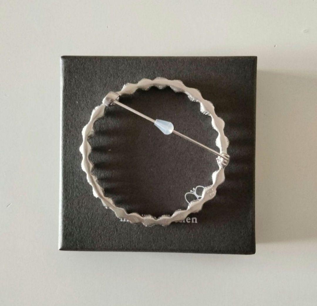 新品☆ミナペルホネン タンバリン ブローチ silver