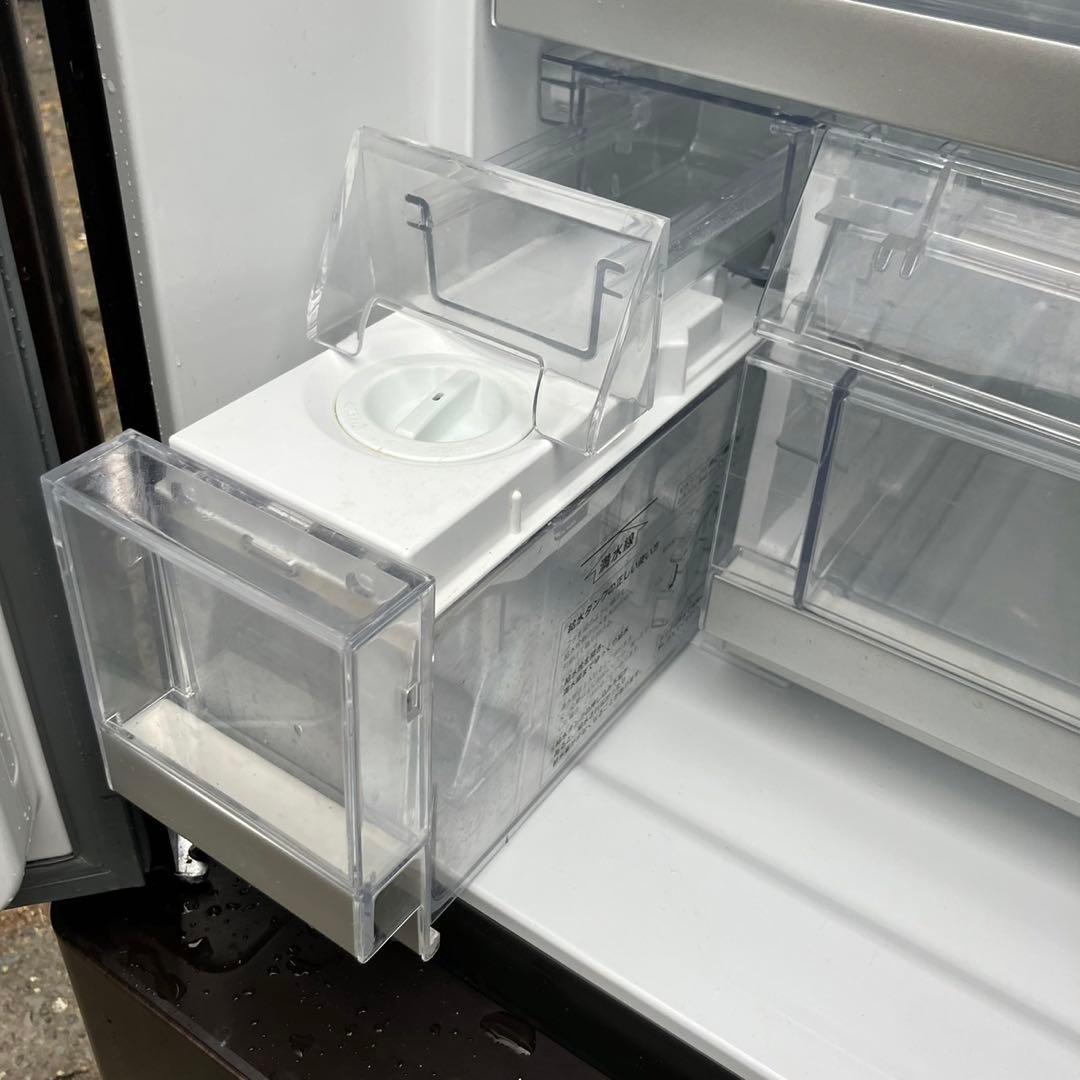 mm129F 2019年製　AQUA 大型冷蔵庫500L〜600L 木目調