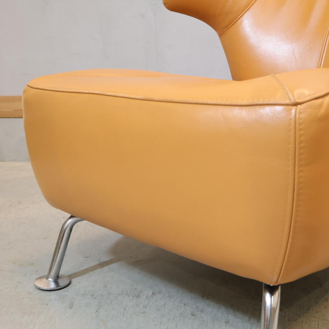 L様　IDC OTSUKA ドミシール 総革張り アームチェア レザー