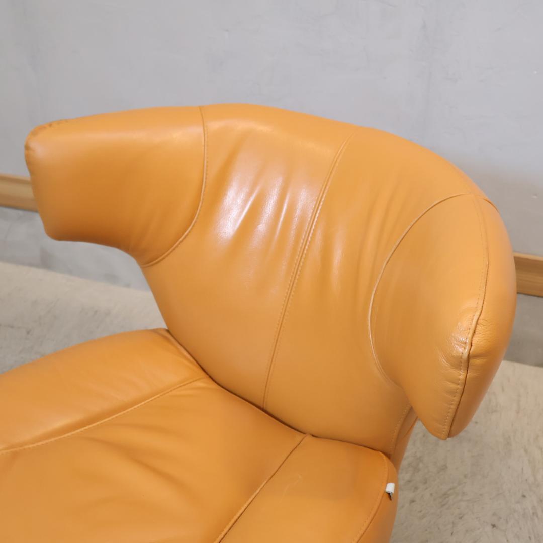 L様　IDC OTSUKA ドミシール 総革張り アームチェア レザー