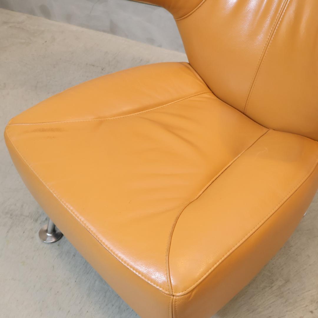 L様　IDC OTSUKA ドミシール 総革張り アームチェア レザー