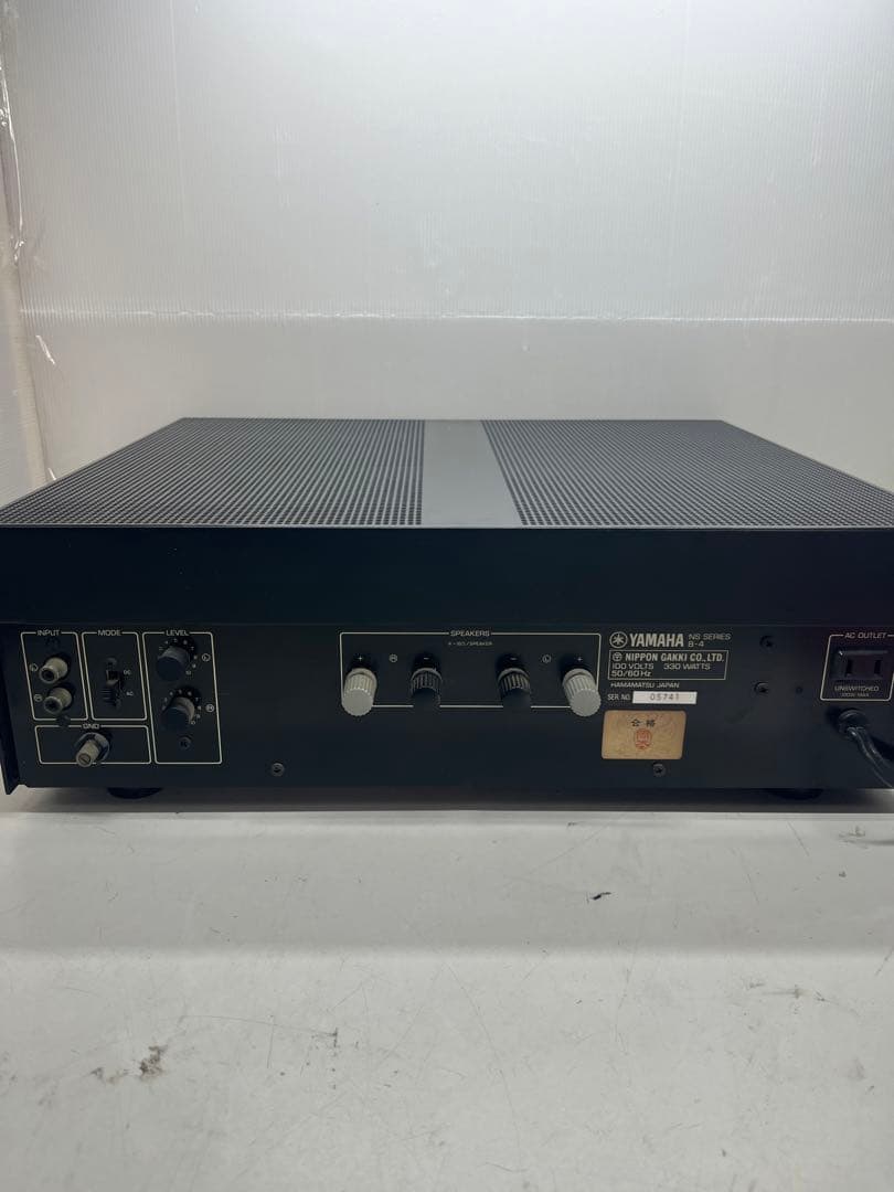 YAMAHA ヤマハ B-4 ブラック ステレオパワーアンプ