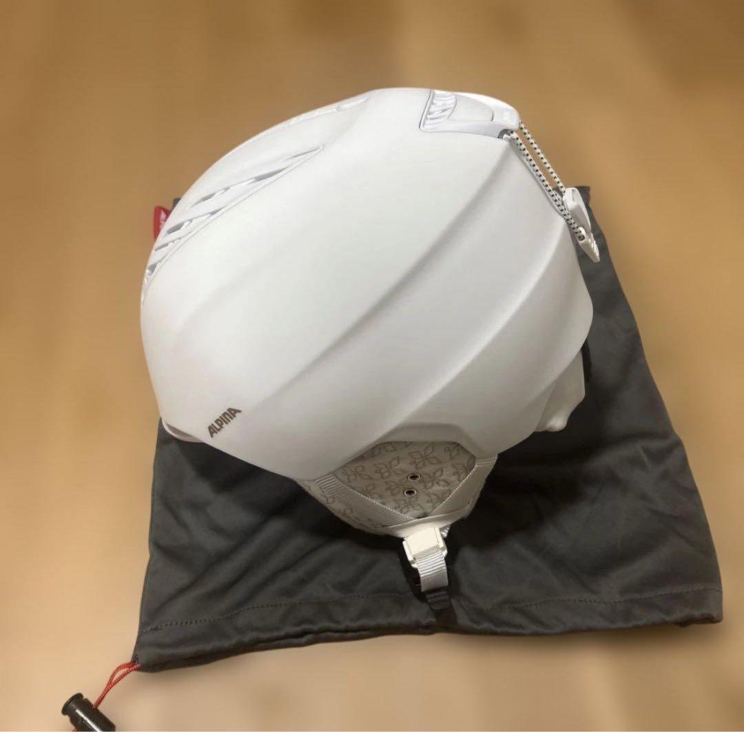 くみこさま専用ALPINA GRAND 白色　ヘルメット 57-61cm スキー