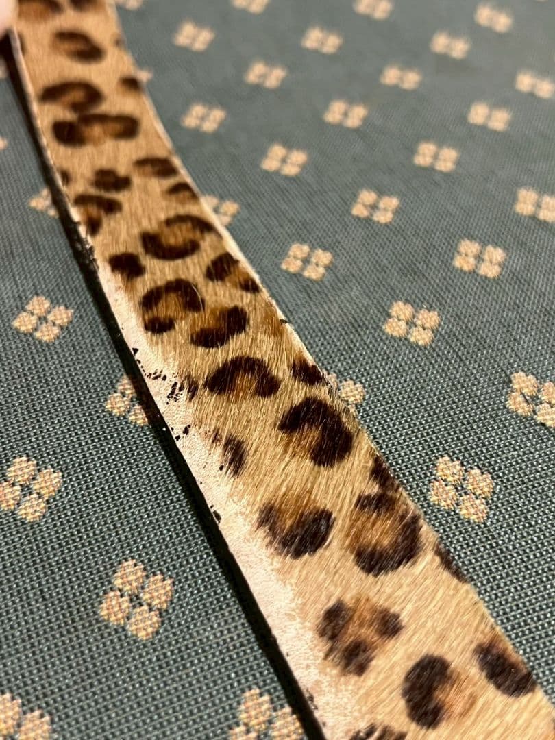 KAPITAL ヒョウ柄 ベルト