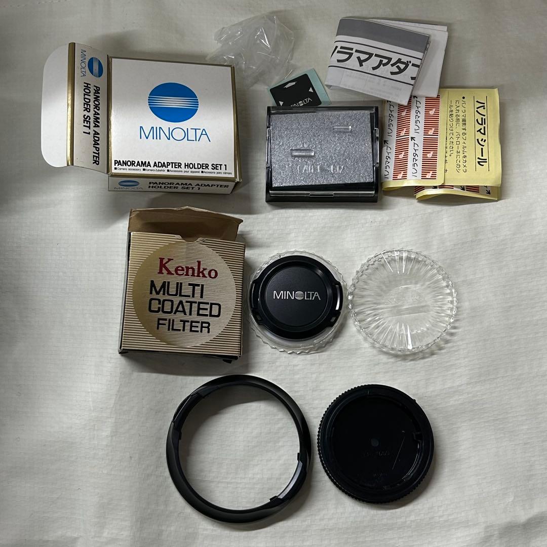 MINOLTA α-7xi 一眼レフカメラ カメラバッグ 付属品他 説明書あり