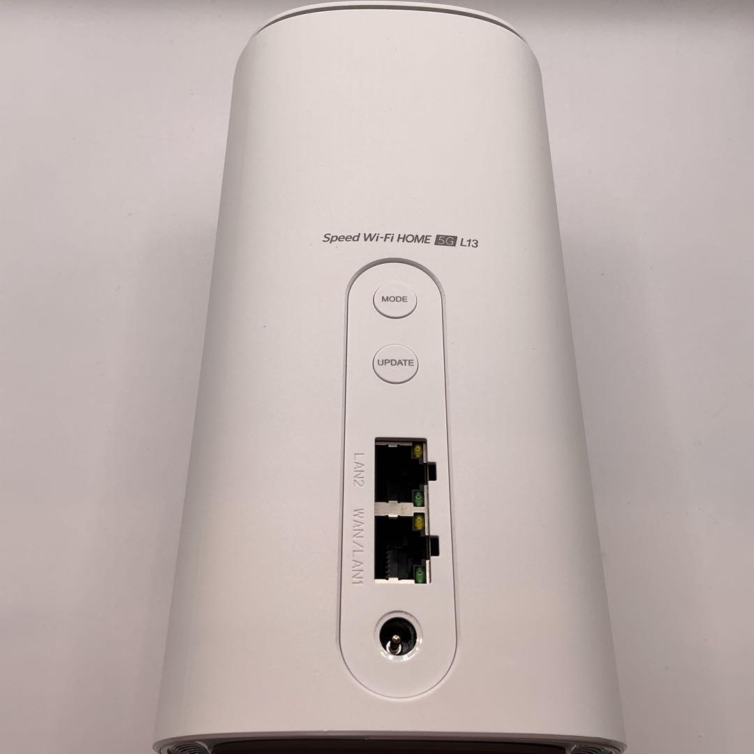 Speed Wi-Fi  5G L13 ホワイト 付属品箱付き動作確認済