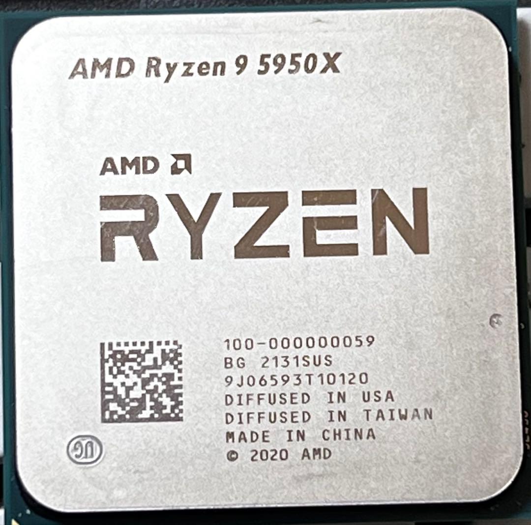 AMD Ryzen 9 5950X 国内正規品 動作確認済み