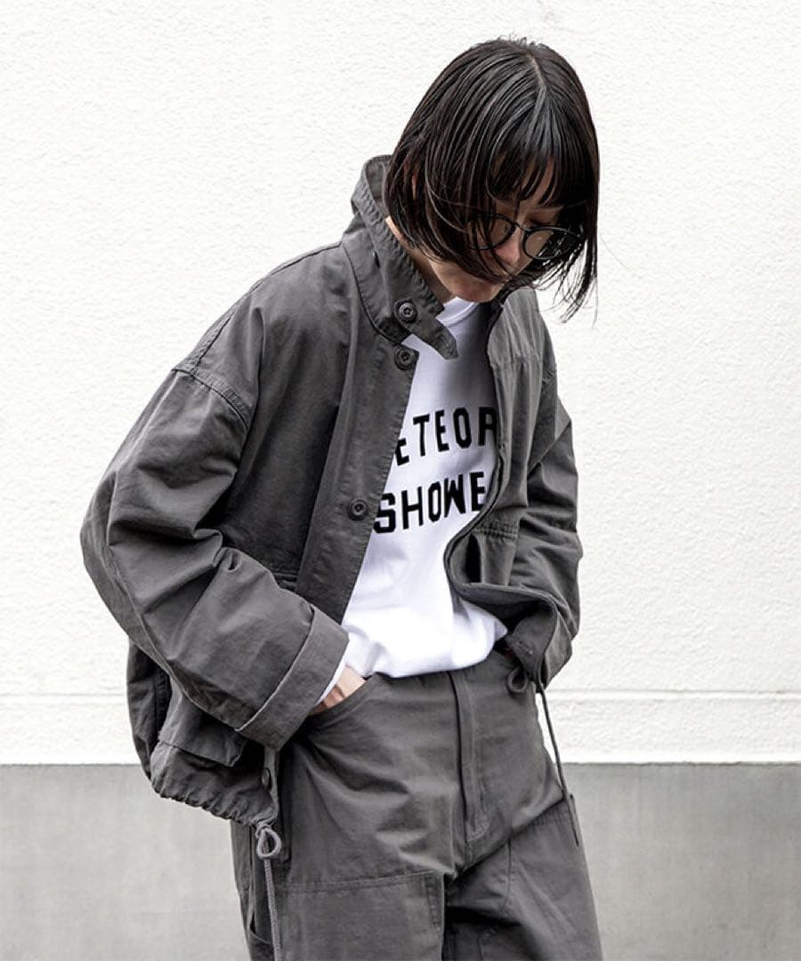 美品　solamonat poche　グログランハンティングジャケット　2