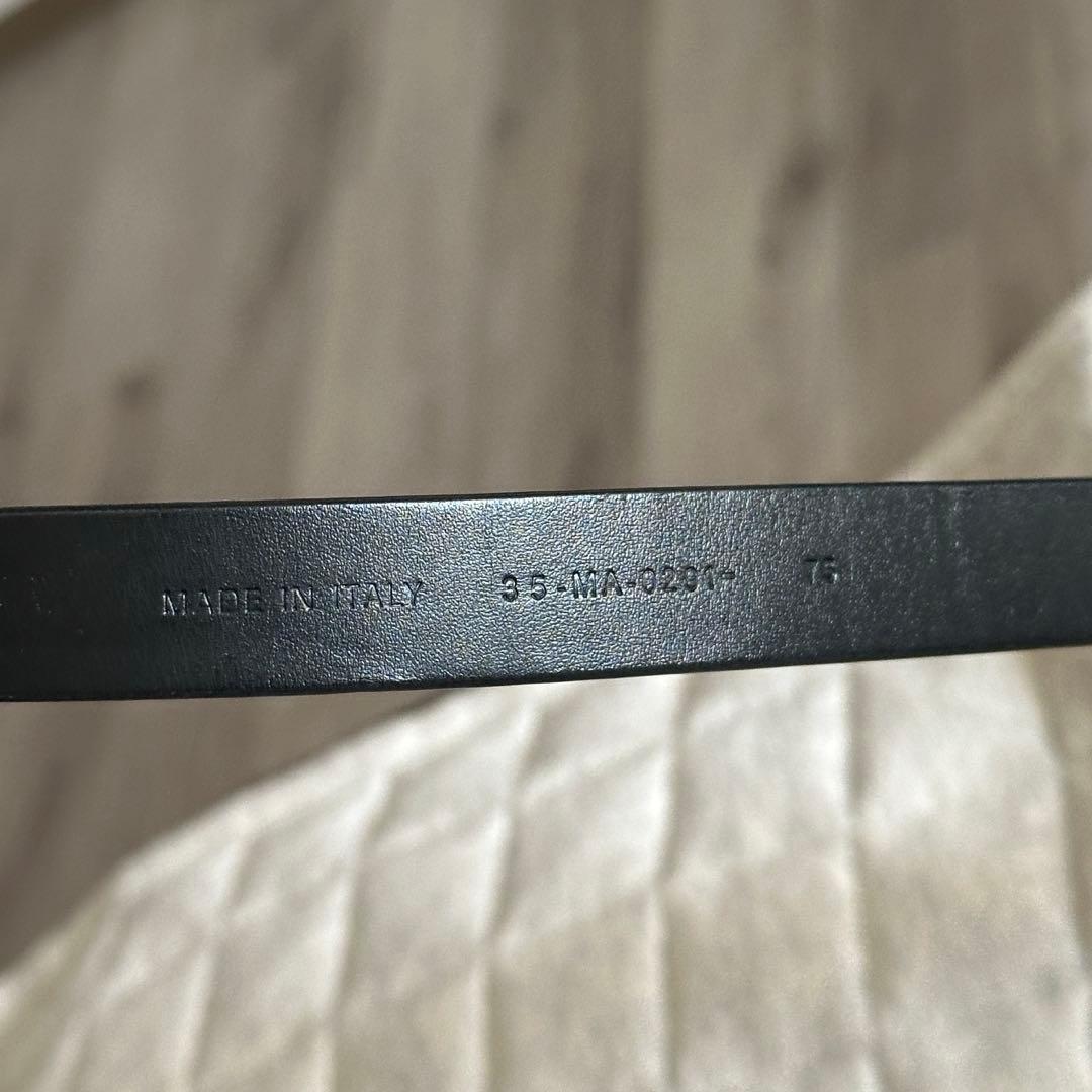 Dior CDロゴ ベルト ブラック　20mm 75cm