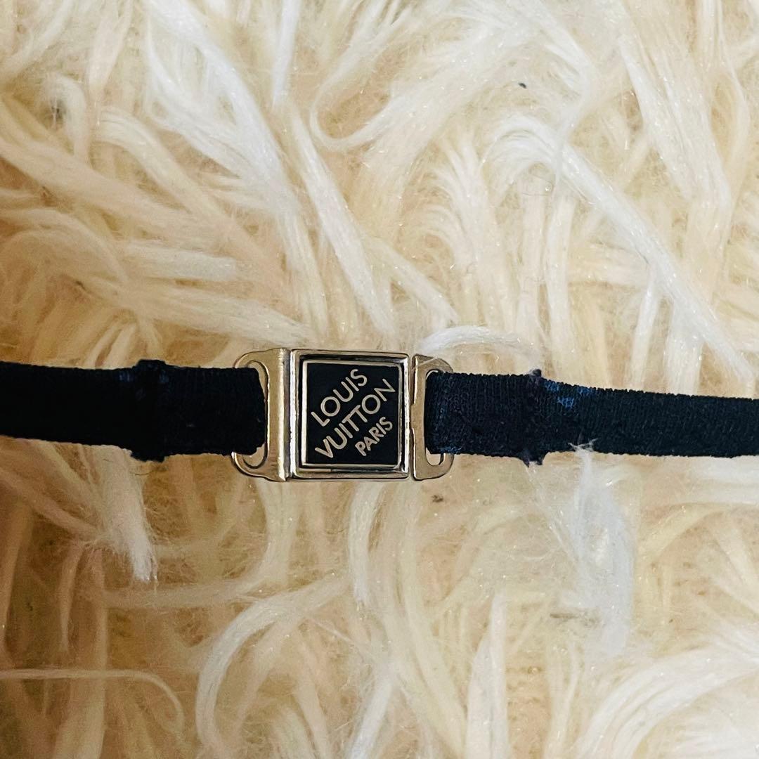 ルイ ヴィトン 水着 ビキニ モノグラム チェーン ネイビー レディース 三角