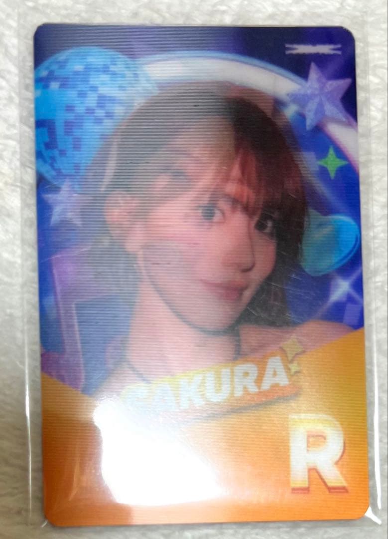 LE SSERAFIM RHYTHM HIVE トレカ サクラ レンチキュラー