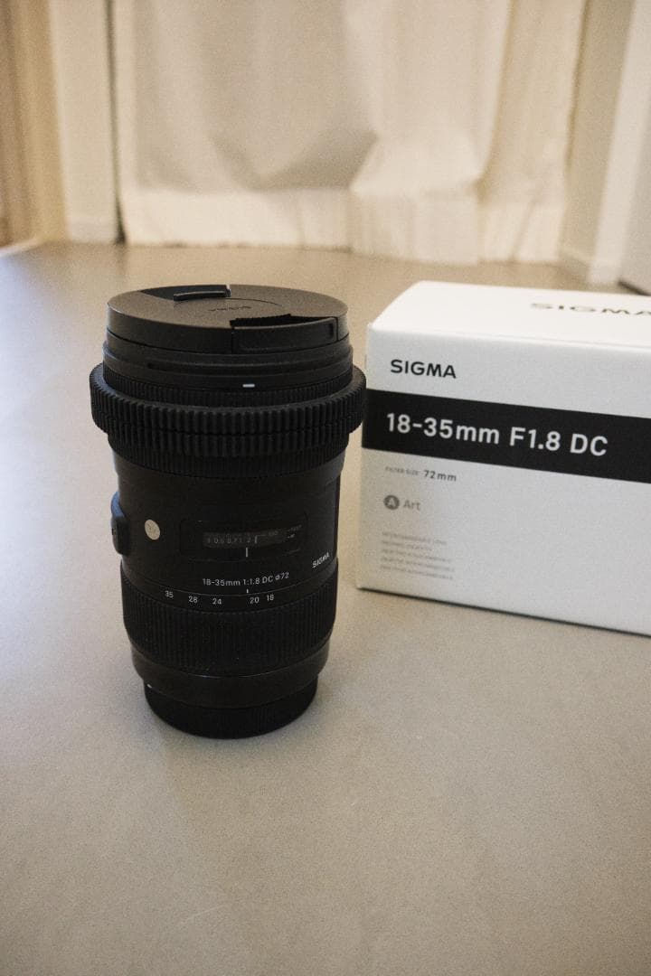 SIGMA ART 18-35mm F1.8 EFマウント フォーカスギア付き