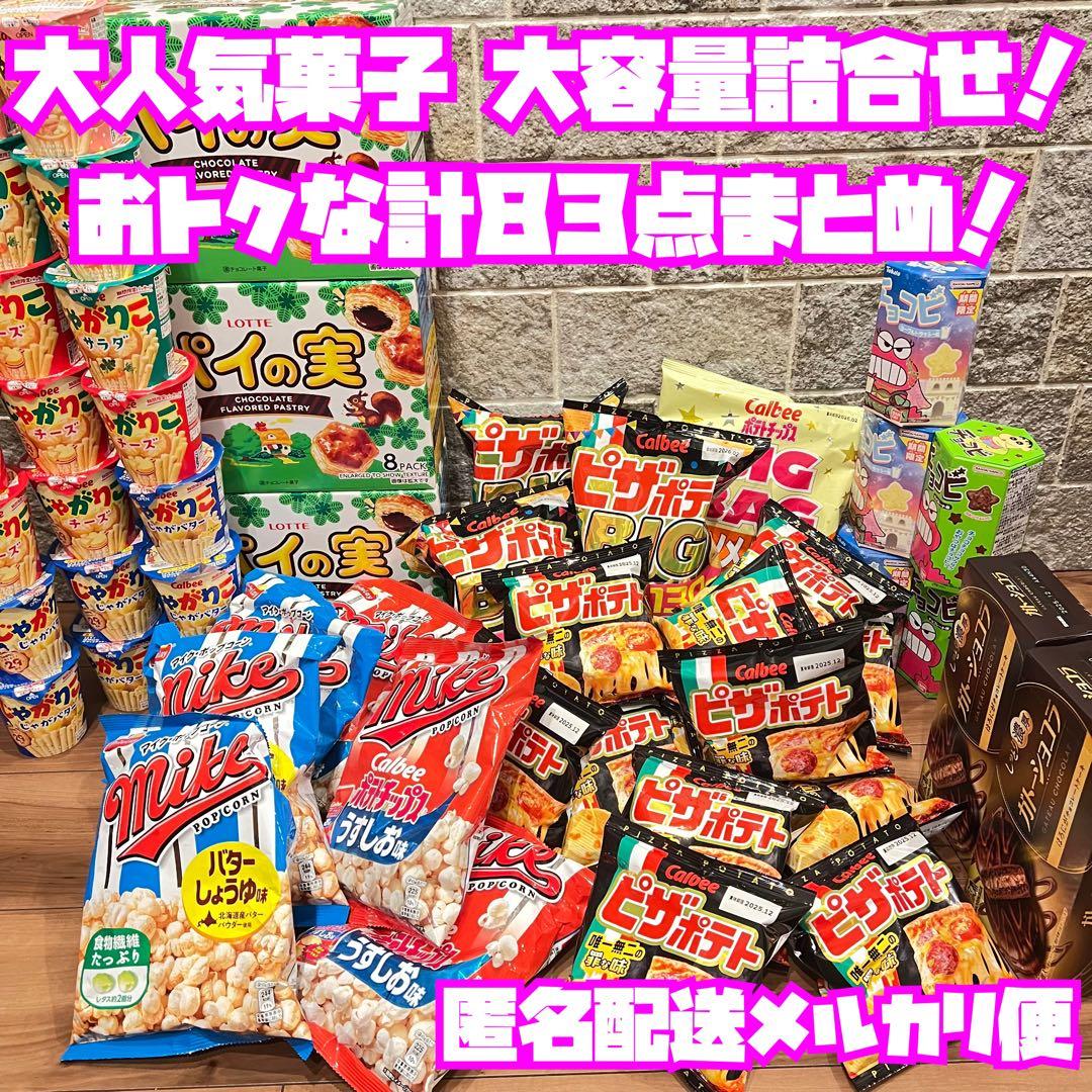 【激安新品】菓子 じゃがりこ パイの実 ピザポテト コンソメ チョコビ ガトー