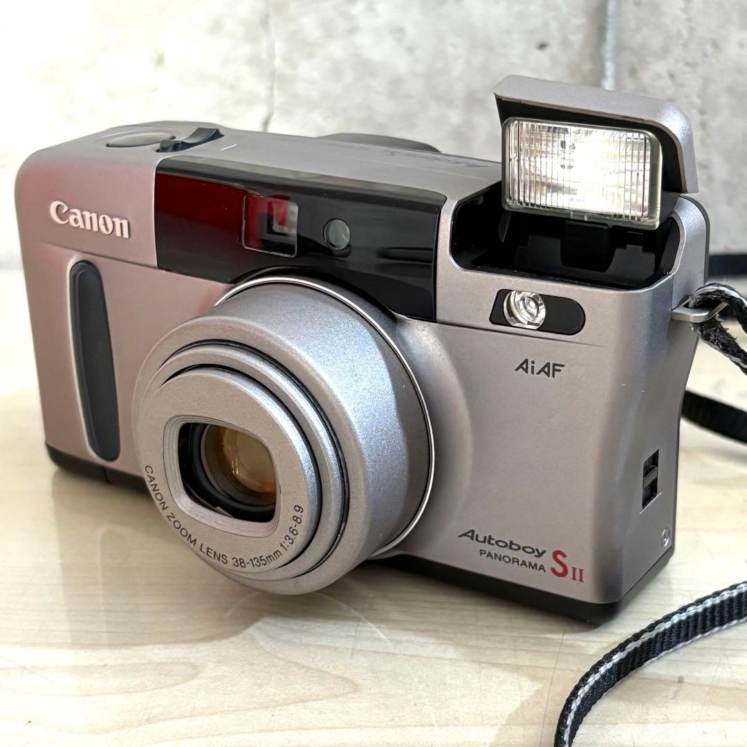 美品 Canon Autoboy S II カメラケース付き フィルムカメラ