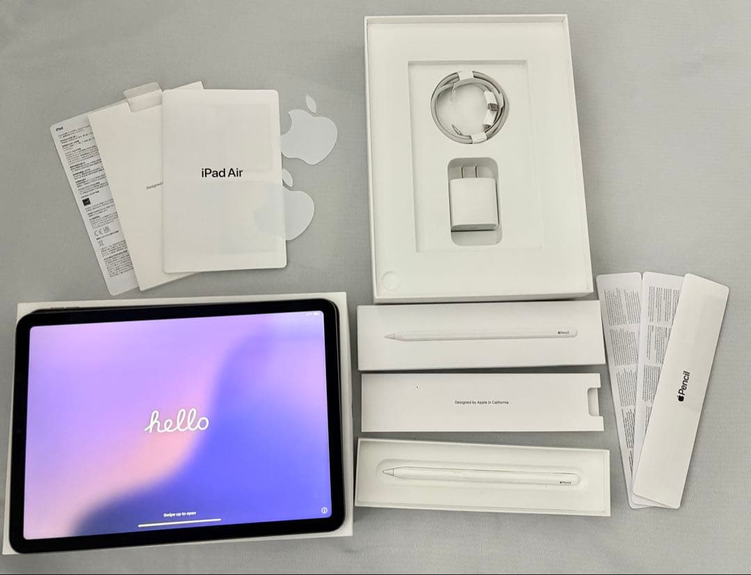 【期間限定】Apple iPad Air 本体 256GB+Pencil+充電器