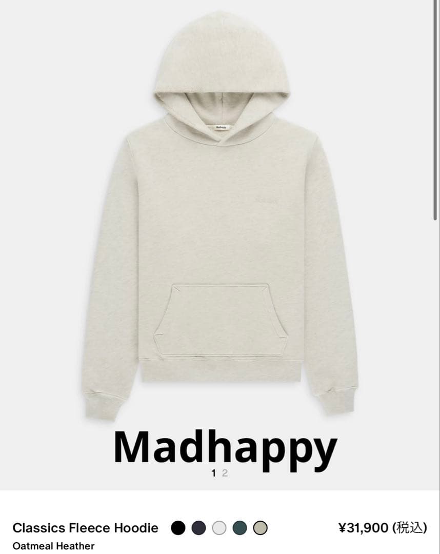 トップス Madhappy Classics Fleece Hoodie
