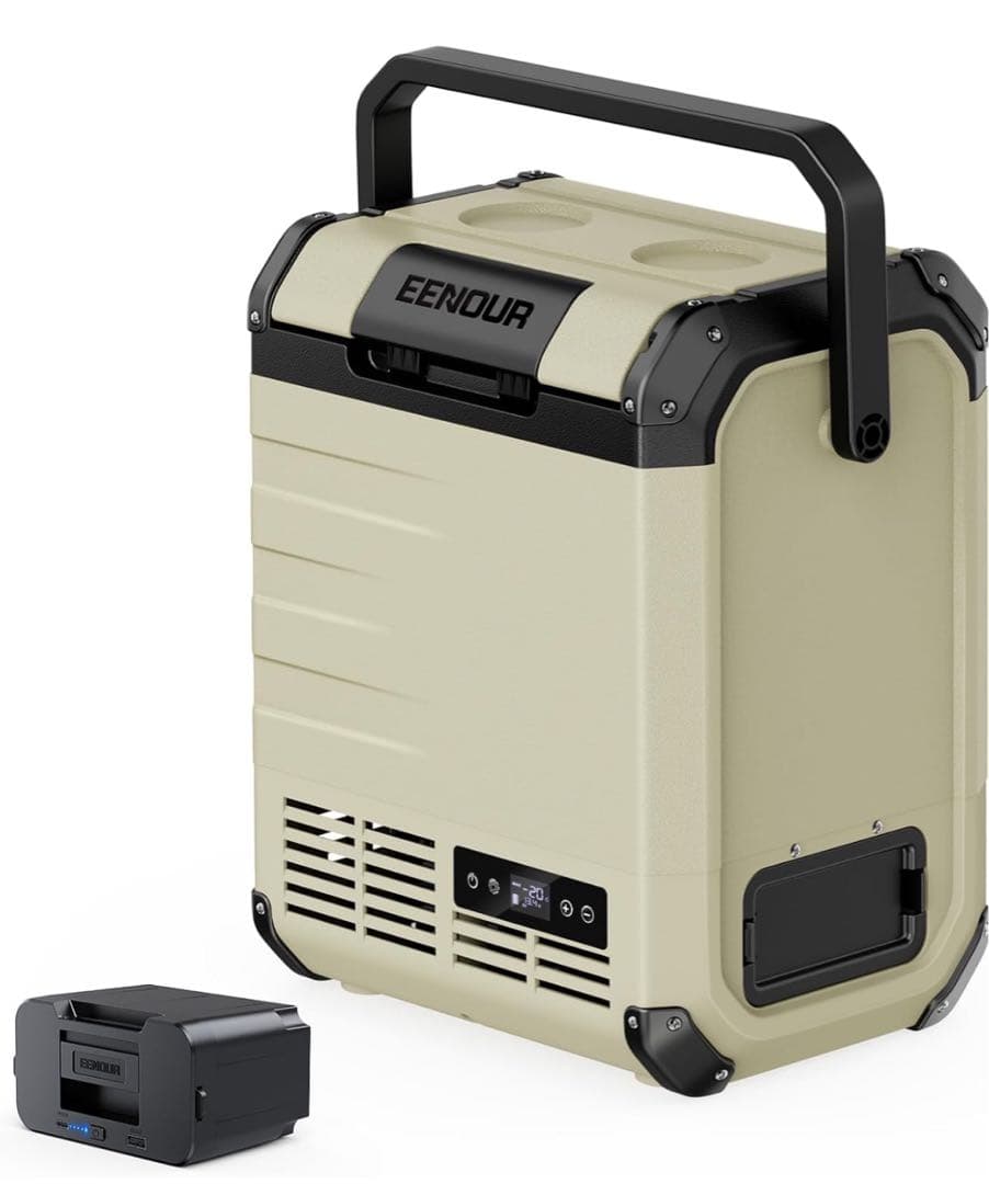 EENOUR 車載冷蔵庫 D10 10L バッテリー付き コンプレッサー式