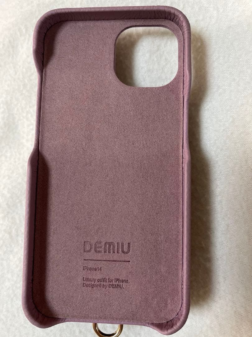 DEMIU ラベンダー 手帳型ケース 新品未使用品