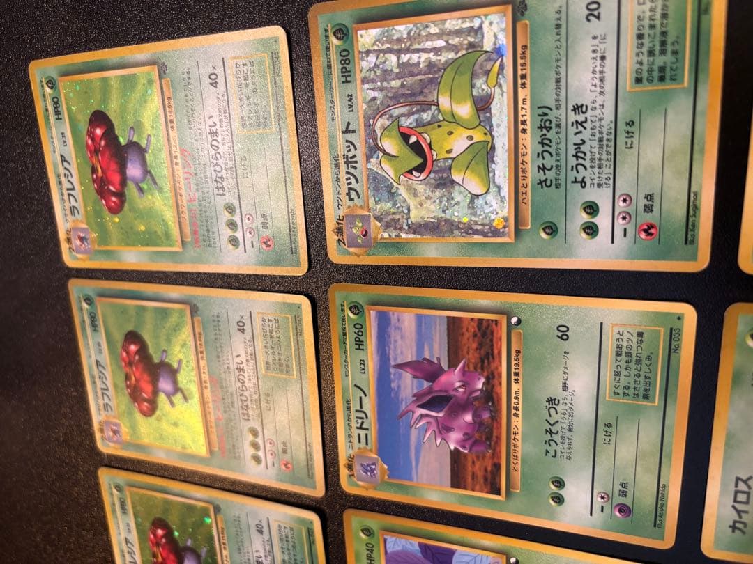 旧裏 ポケモンカード ラフレシア マダツボミ わるい R団 ストライク カイロス