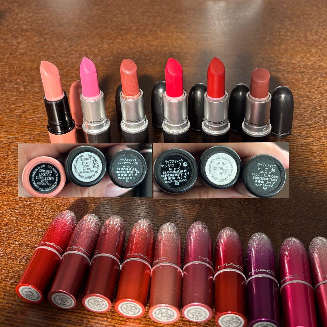 MAC リップスティックとメイクアップセット