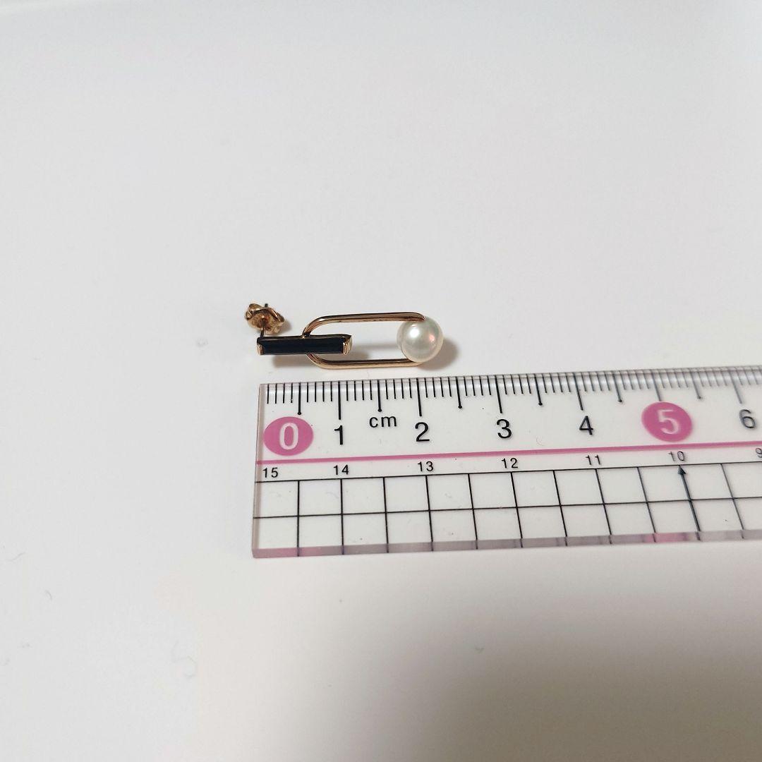 STAR JEWELRY Girl K10 コントラストピアス 片耳用