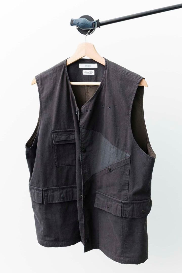 FUJITOハンティングベスト ネイビー