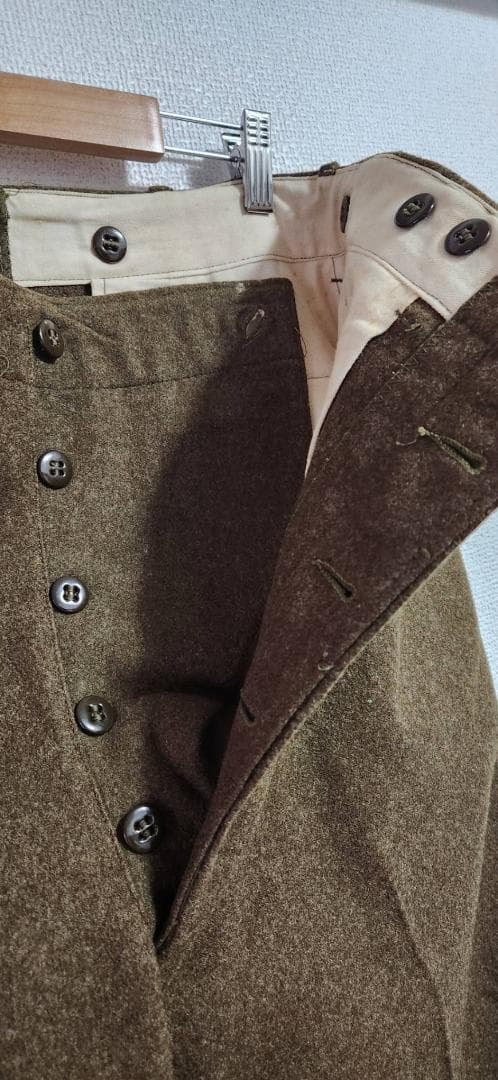 ヴィンテージ 40年代大戦期 THE HERCULES ウールトラウザー w34