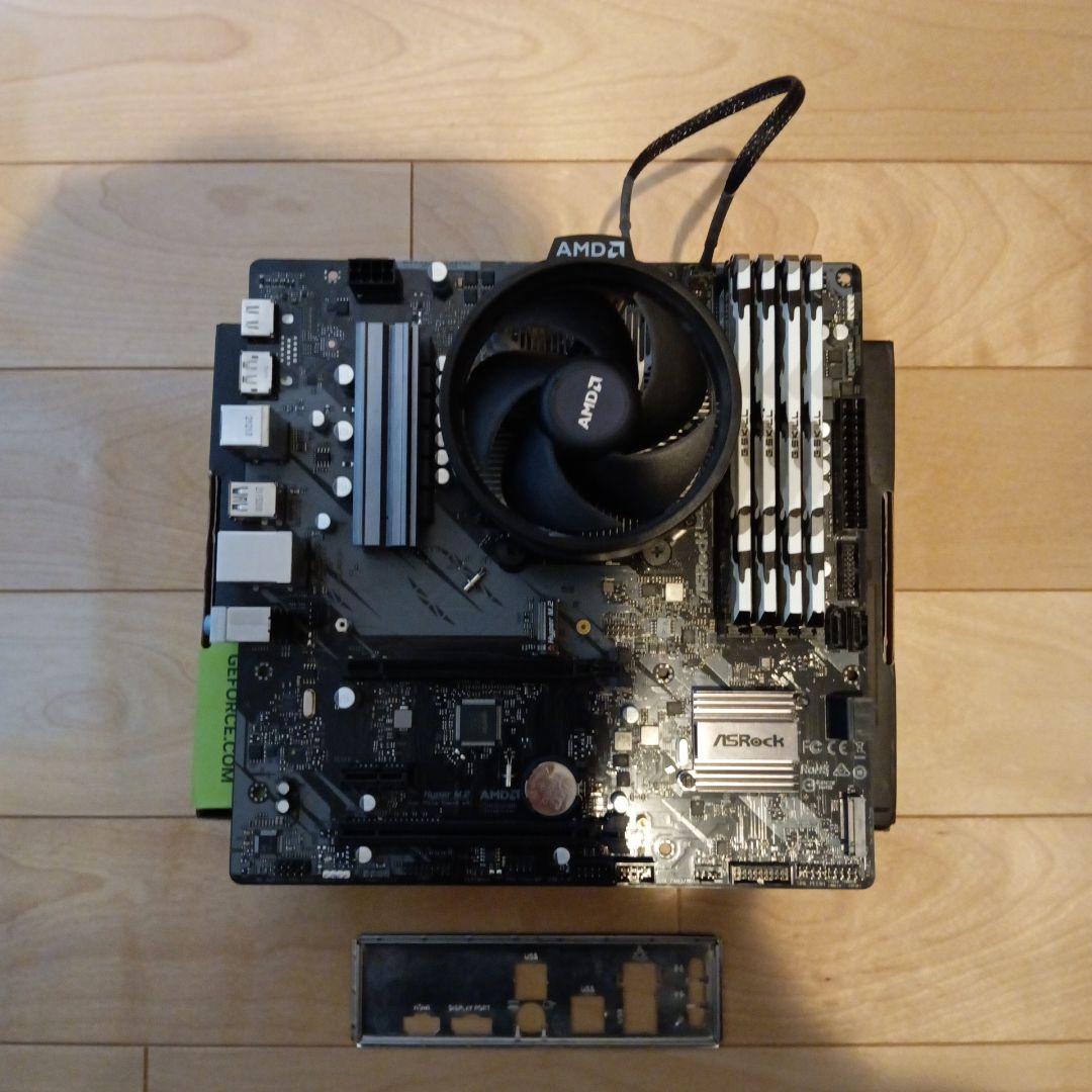 RYZEN 7 5800X　マザーB550M　メモリ32GB