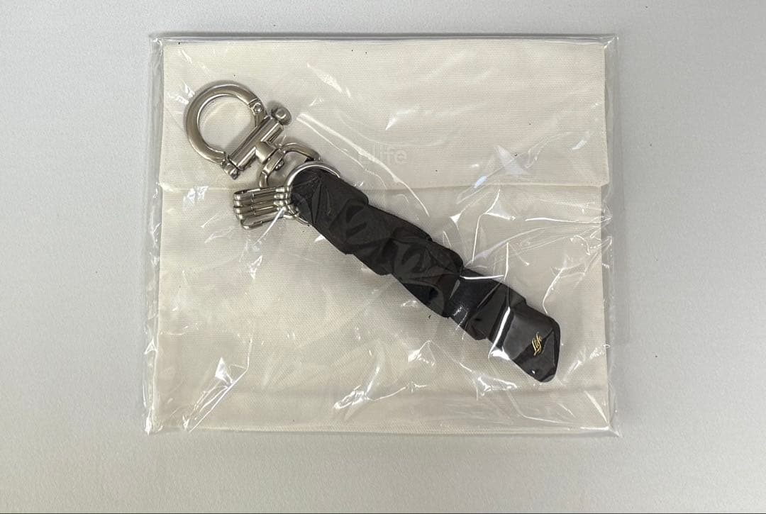 【即日発送】Llife LEATHER KEY CHAIN BLACK