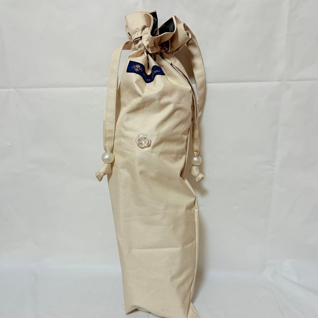 芦屋ロサブラン　折りたたみ日傘　フリル　遮光遮熱UVカット