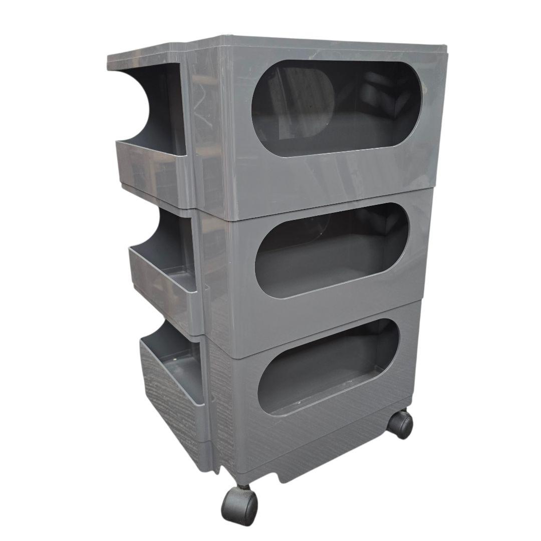 ボビーワゴン 3段5トレイ グレー B-LINE BOBY WAGON 刻印