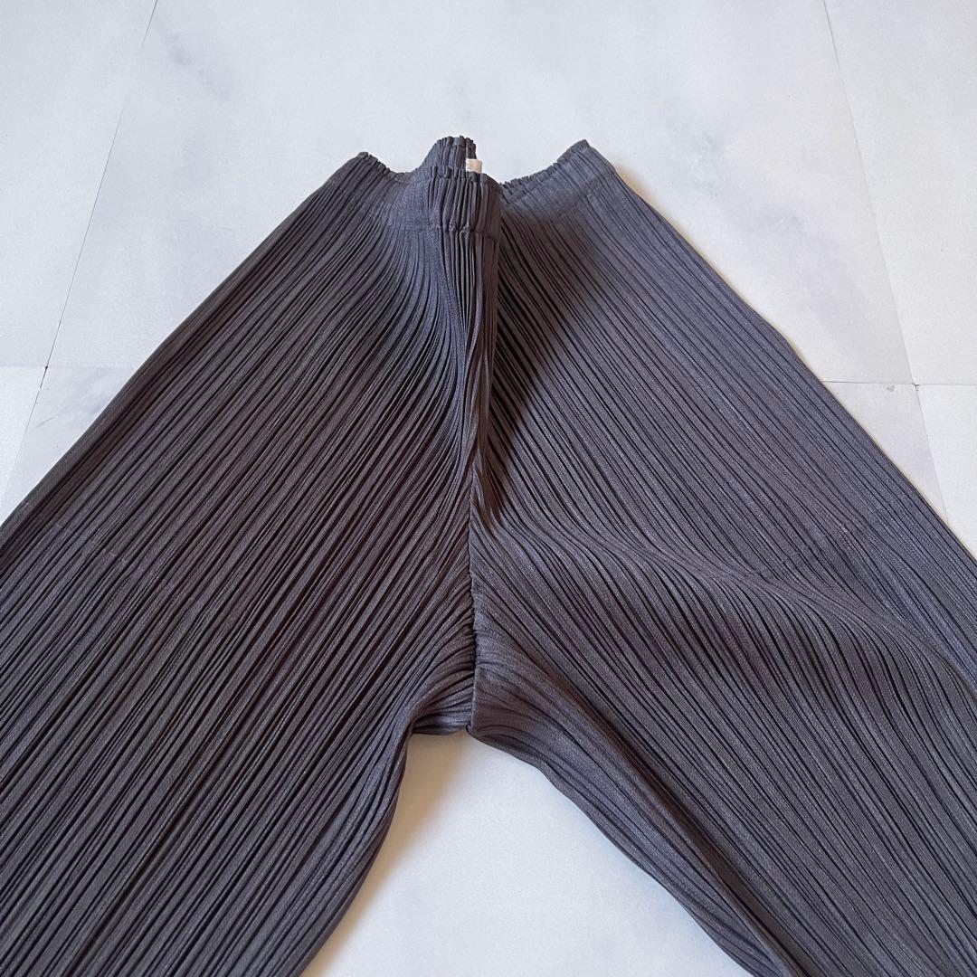 プリーツプリーズ イッセイミヤケ プリーツパンツ サイズ1 グレー