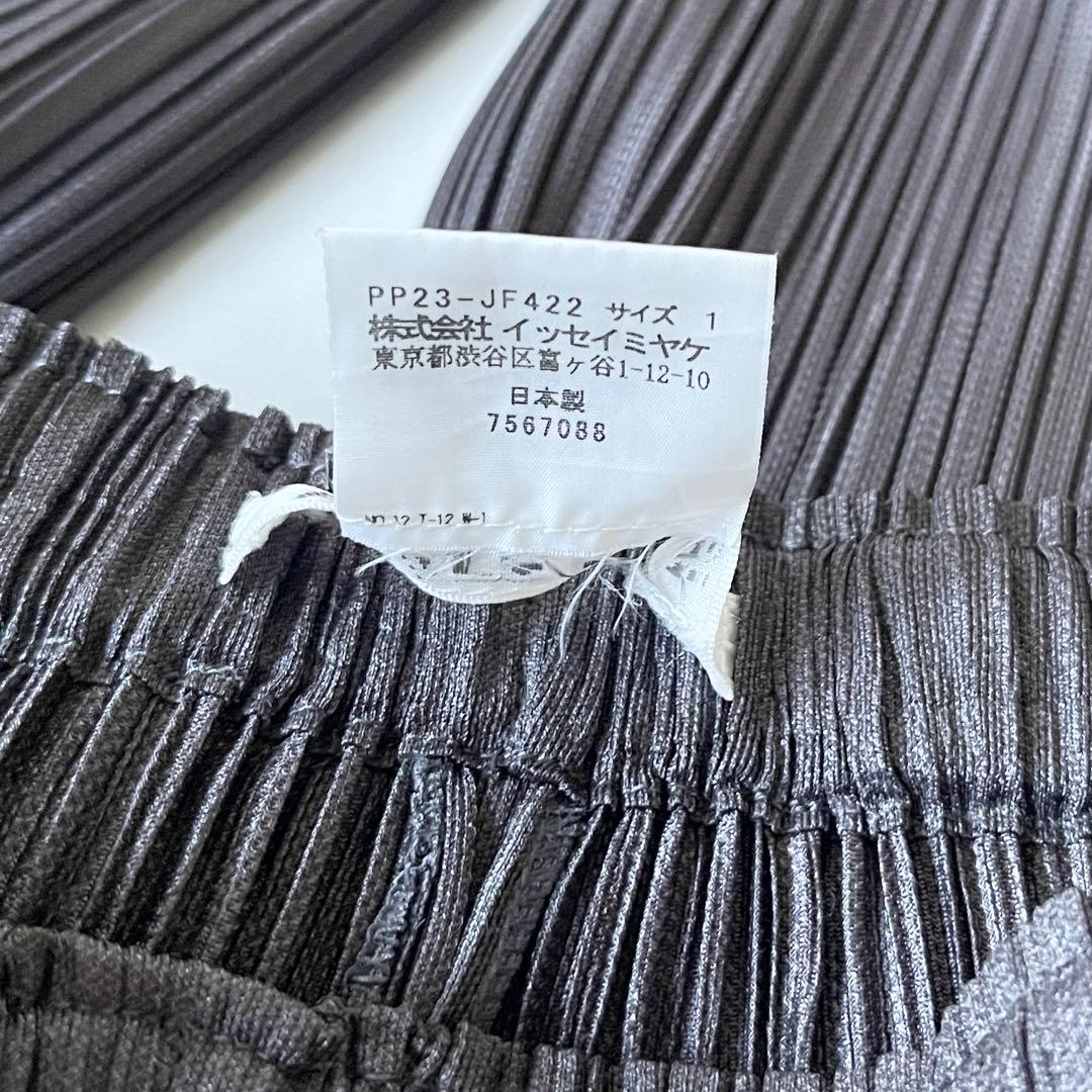 プリーツプリーズ イッセイミヤケ プリーツパンツ サイズ1 グレー