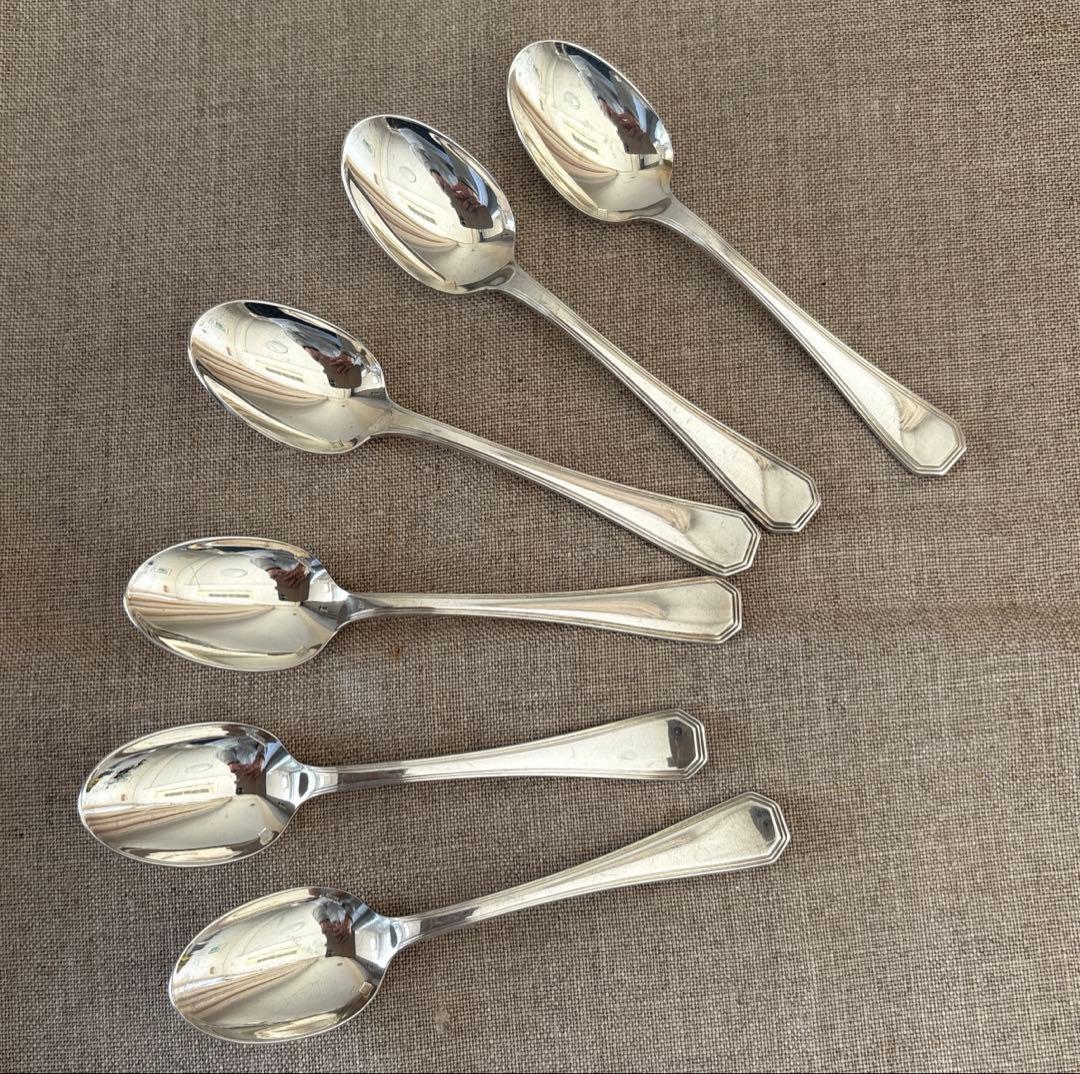Christofle America　 アメリカシリーズ　デミタススプーン　6本