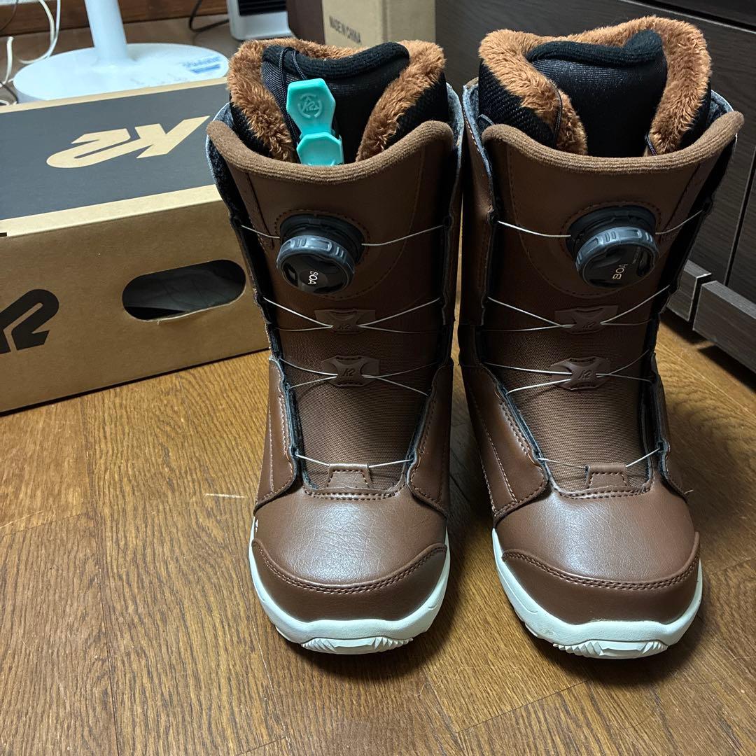 K2 スノーボード　ブーツ　ブラウン　23cn