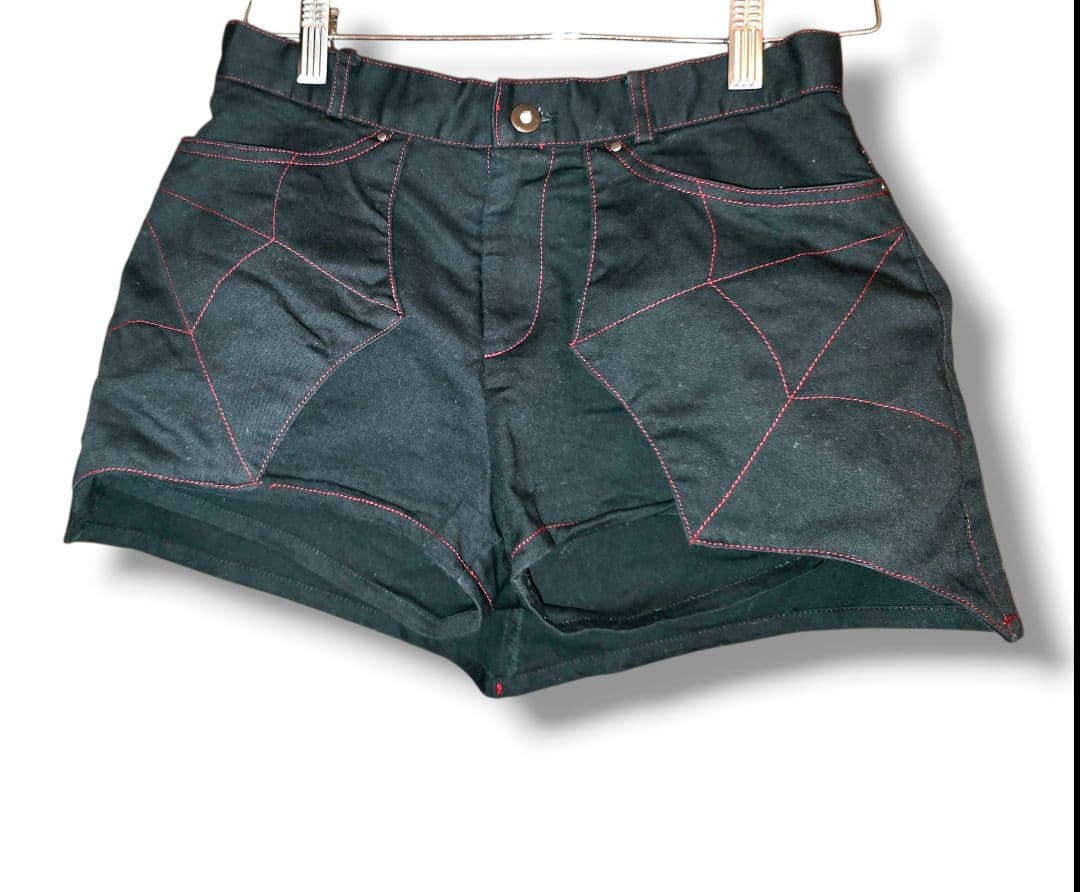 PEACE NOW 蝙蝠襟　ブラックショートパンツ　キュロット