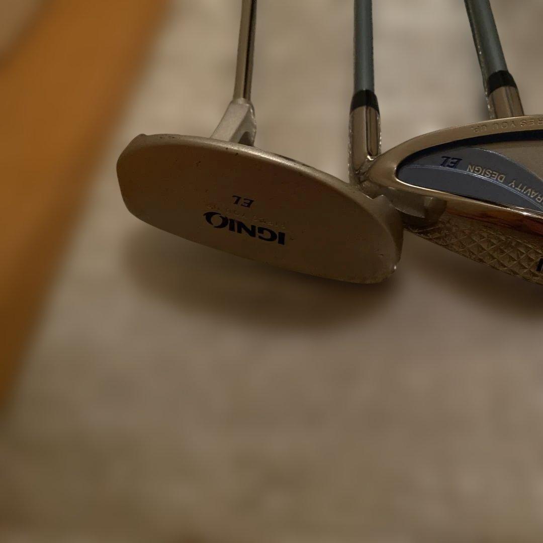 【中古美品】IGNIO ゴルフクラブセット 8本セット　ゴルフバッグ付き