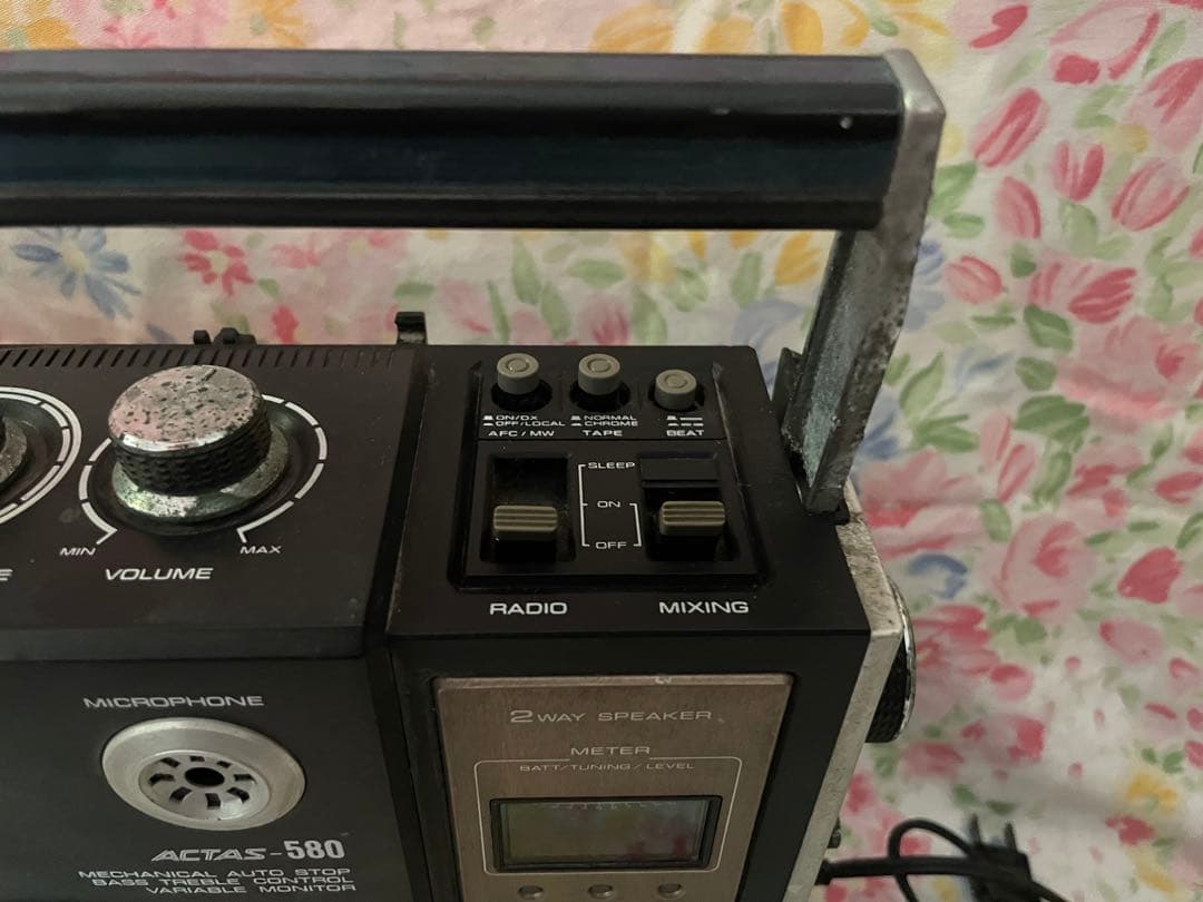 ラジオカセットレコーダー RT-580F 東芝 ACTAS-580 昭和レトロ