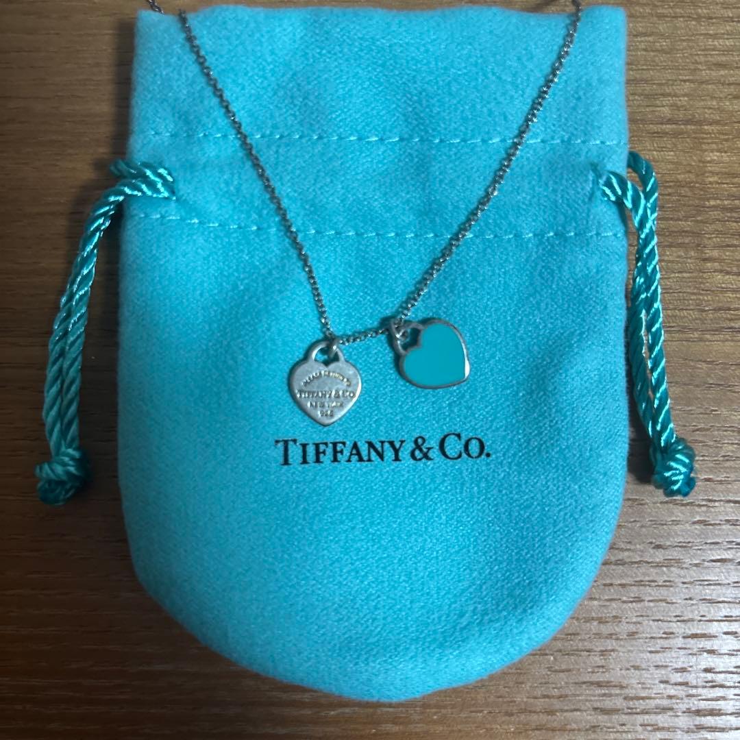 yamamoto Tiffany&Co. ダブルハートタグ ネックレス