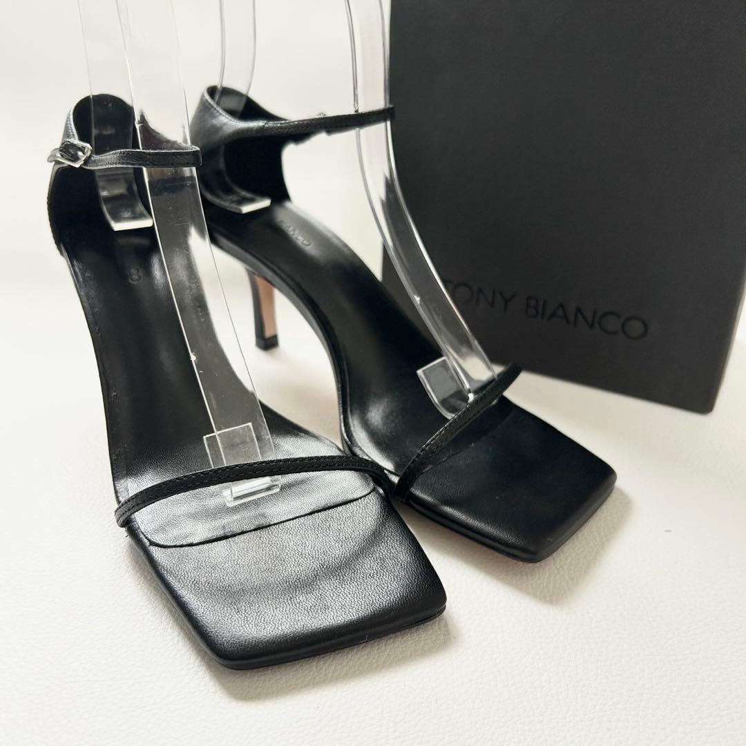 新品✨ドゥーズィエムクラス TONY BIANCO ストラップサンダル 黒 23