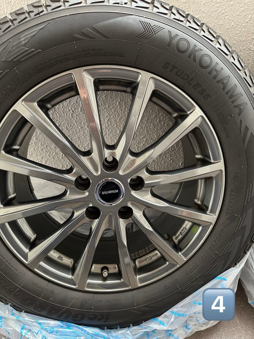 最終値下げ　美品【温度管理保管】17インチ　スタッドレスタイヤ・ホイールセット