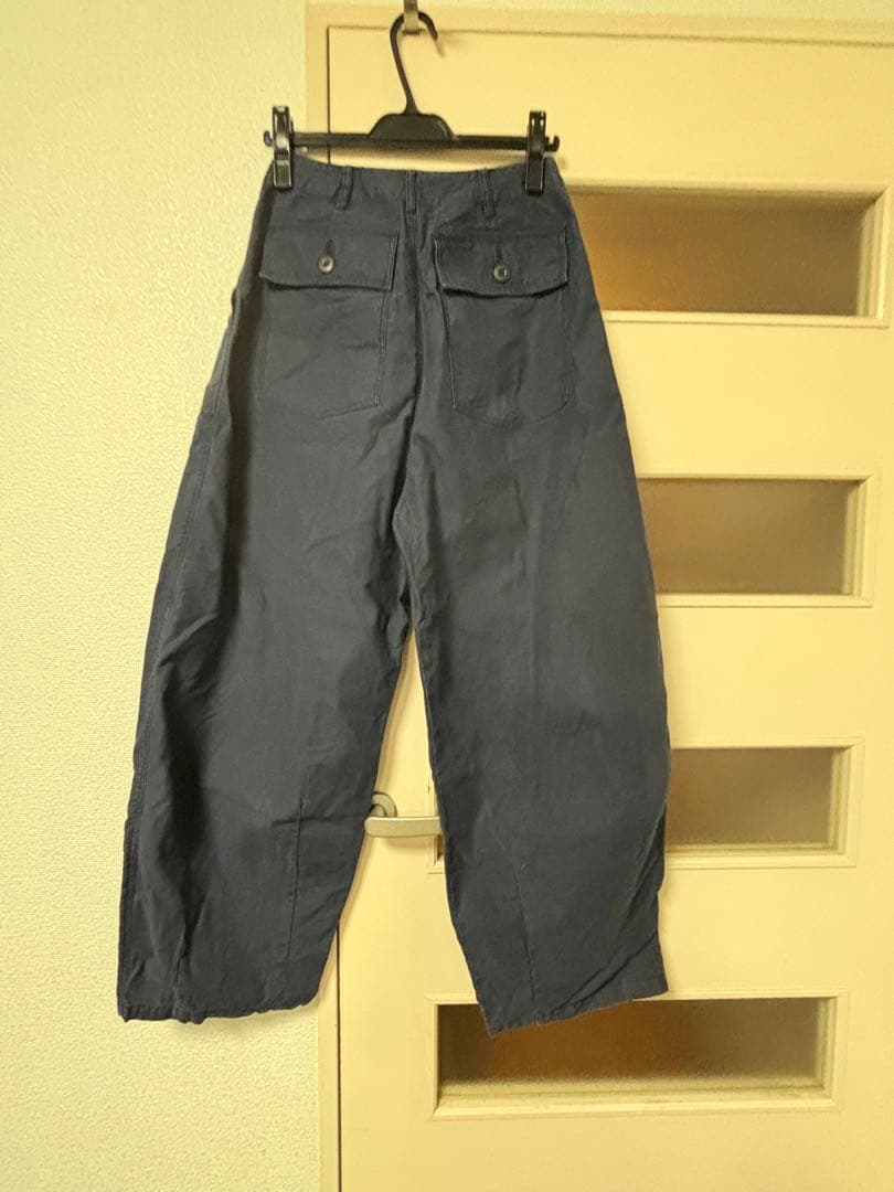 RHC ロンハーマン　ワイドミリタリーパンツ　NAVY