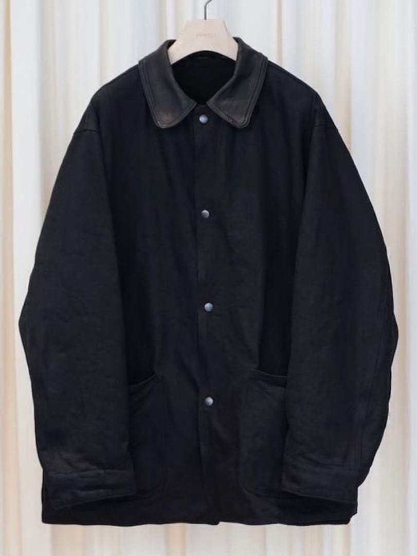 ひ*ろ様 COMOLI デニムレザーワークジャケット