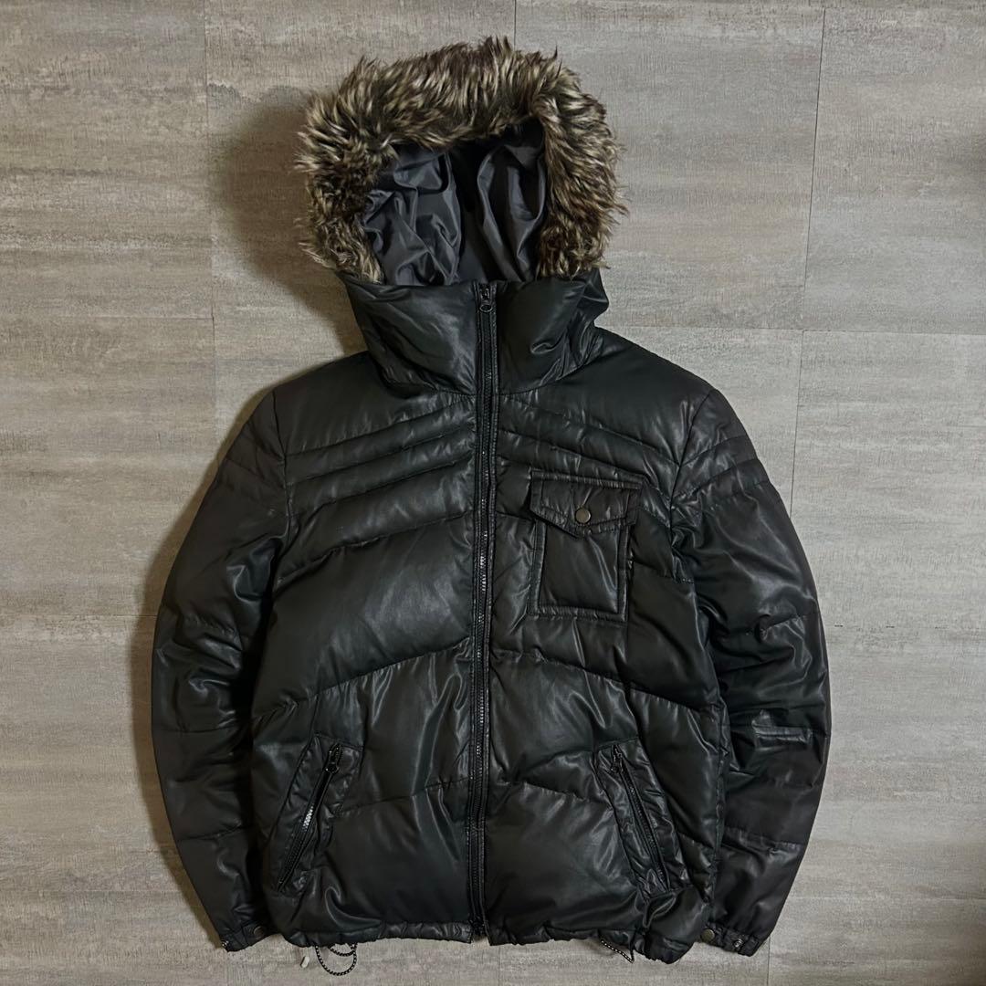 PPFM y2k ファーダウンジャケット グランジ 平成 肉厚 ギャル男 お兄系