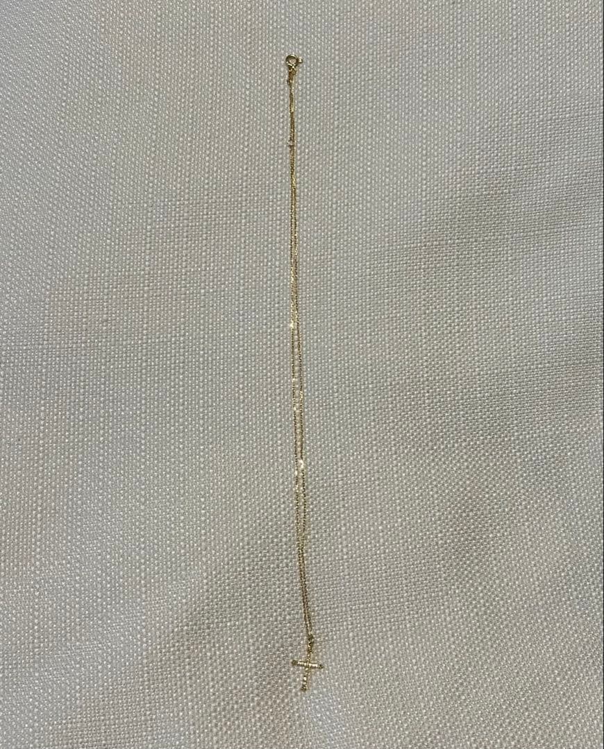 【かほ様】AHKAH (アーカー) クレオクロスパヴェ ネックレス k18