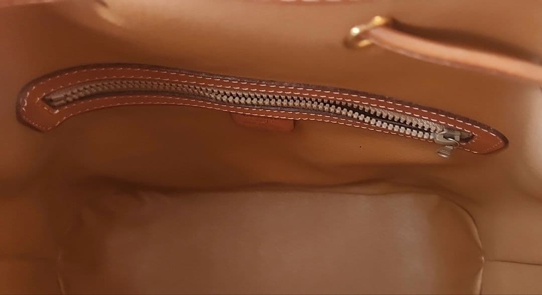 未使用【CELINE】マカダム柄　 巾着 ショルダー バッグ 　ヴィンテージ