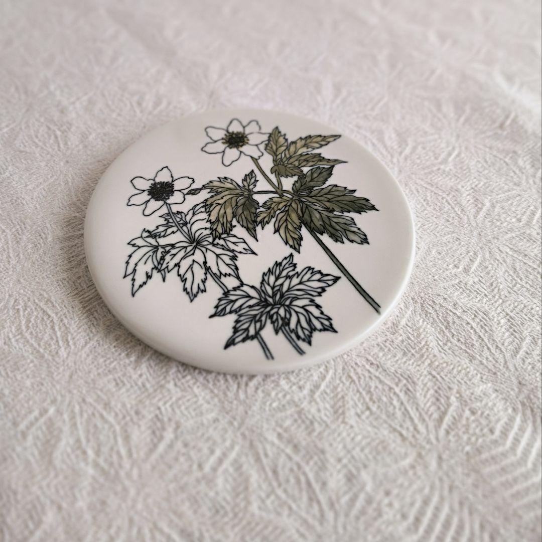【Ribuさま】vintage flower tile ❀ 野に咲くお花の 陶板