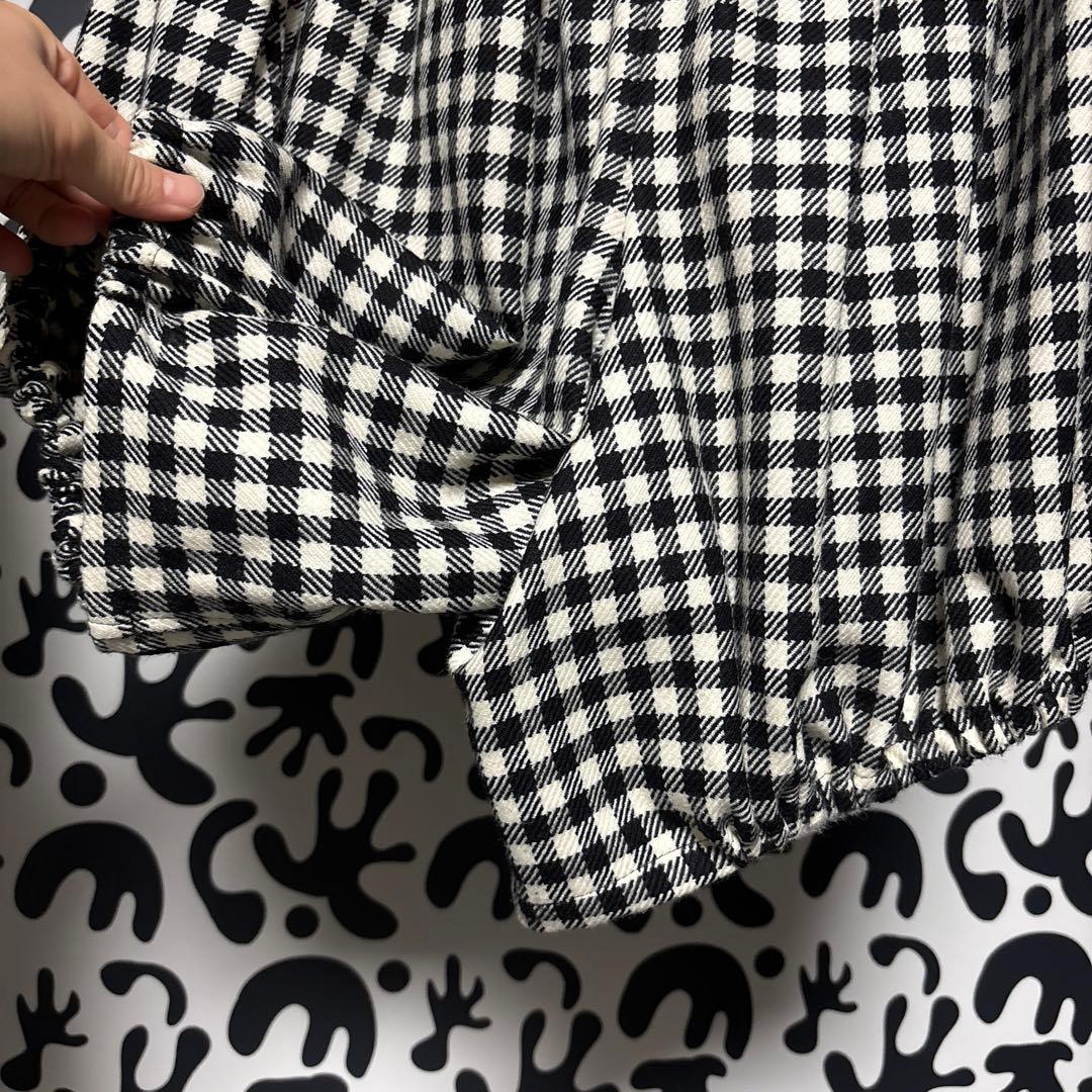 ギンガムチェック バルーンショートパンツ　冬物です。